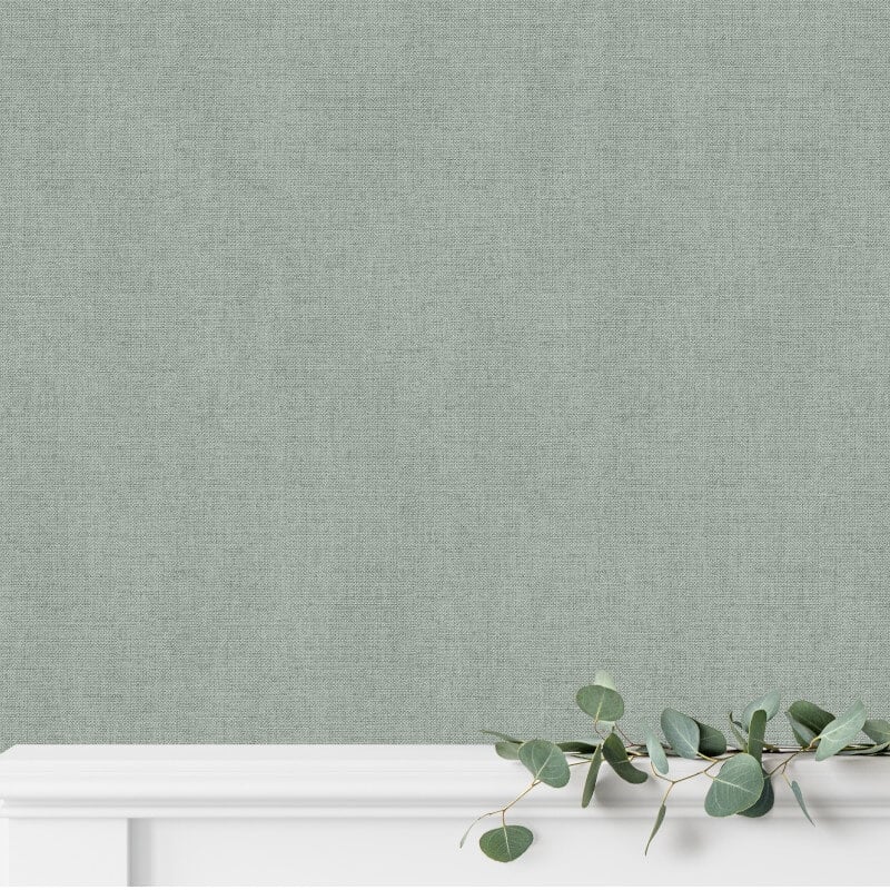 Adele Garrett Plain Texture Wallpaper - Sage - Muriva - M55104Wallpaper199