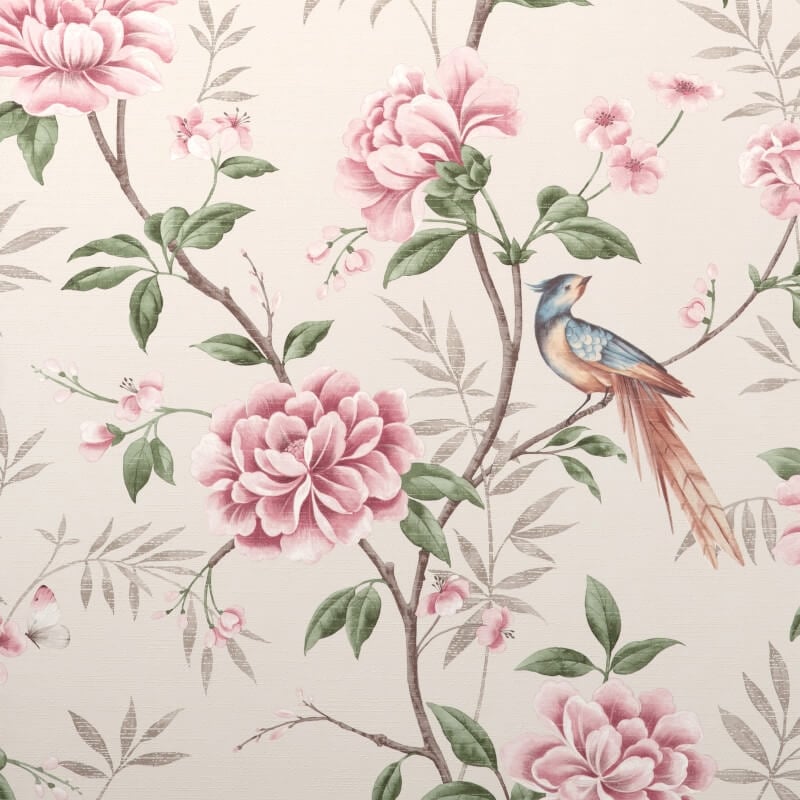 Akina Floral Wallpaper - Natural - Crown - M1725Wallpaper199