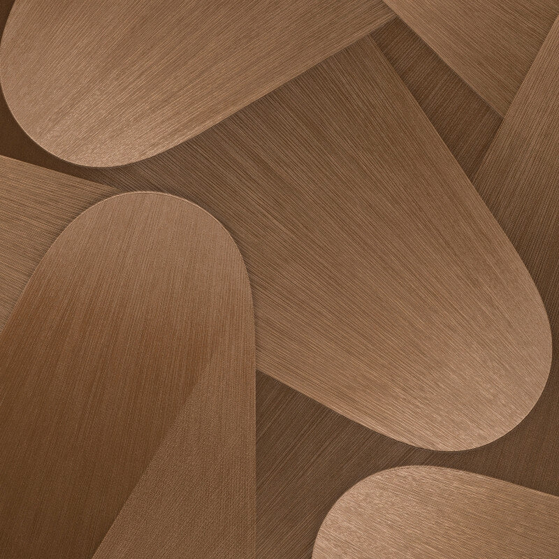 Allure Retro Geometric Metallic Wallpaper - Brown/Bronze - Erismann - 10423 - 48Wallpaper199