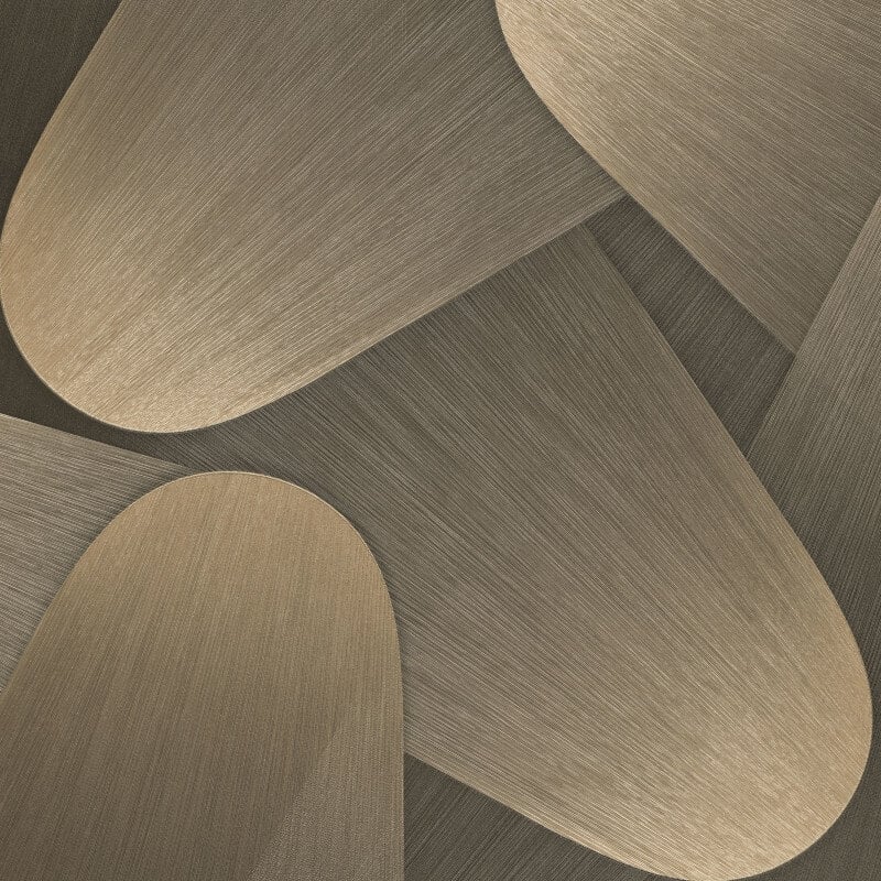 Allure Retro Geometric Metallic Wallpaper - Dark Gold - Erismann - 10423 - 15Wallpaper199