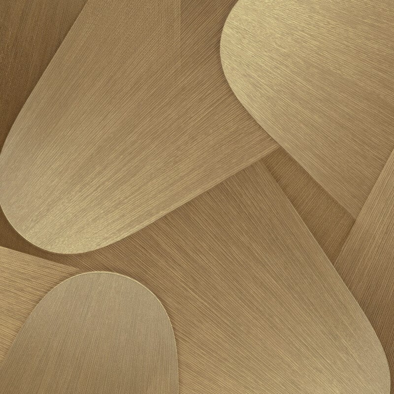Allure Retro Geometric Metallic Wallpaper - Gold - Erismann - 10423 - 30Wallpaper199