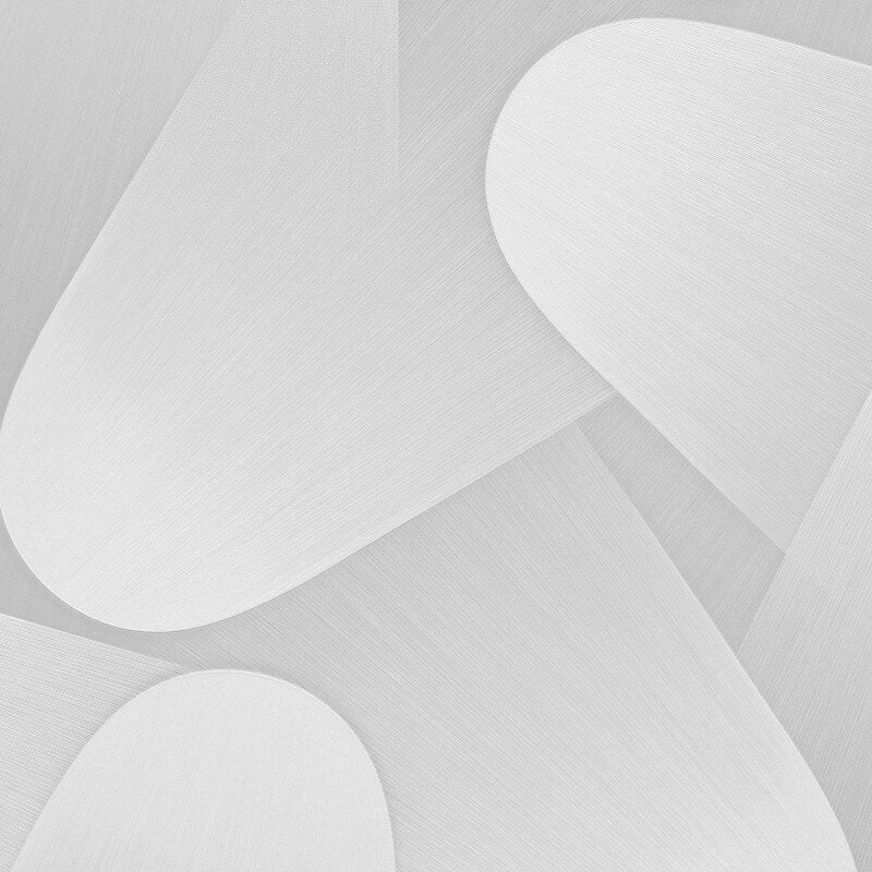 Allure Retro Geometric Metallic Wallpaper - White/Grey - Erismann - 10423 - 31Wallpaper199