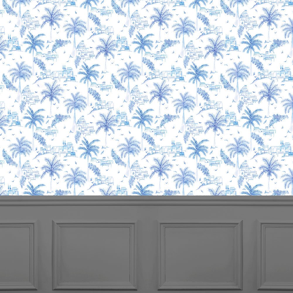 Altea Wallpaper - Cobalt - Voyage Maison - ALTEA/WPO/COBWallpaper199