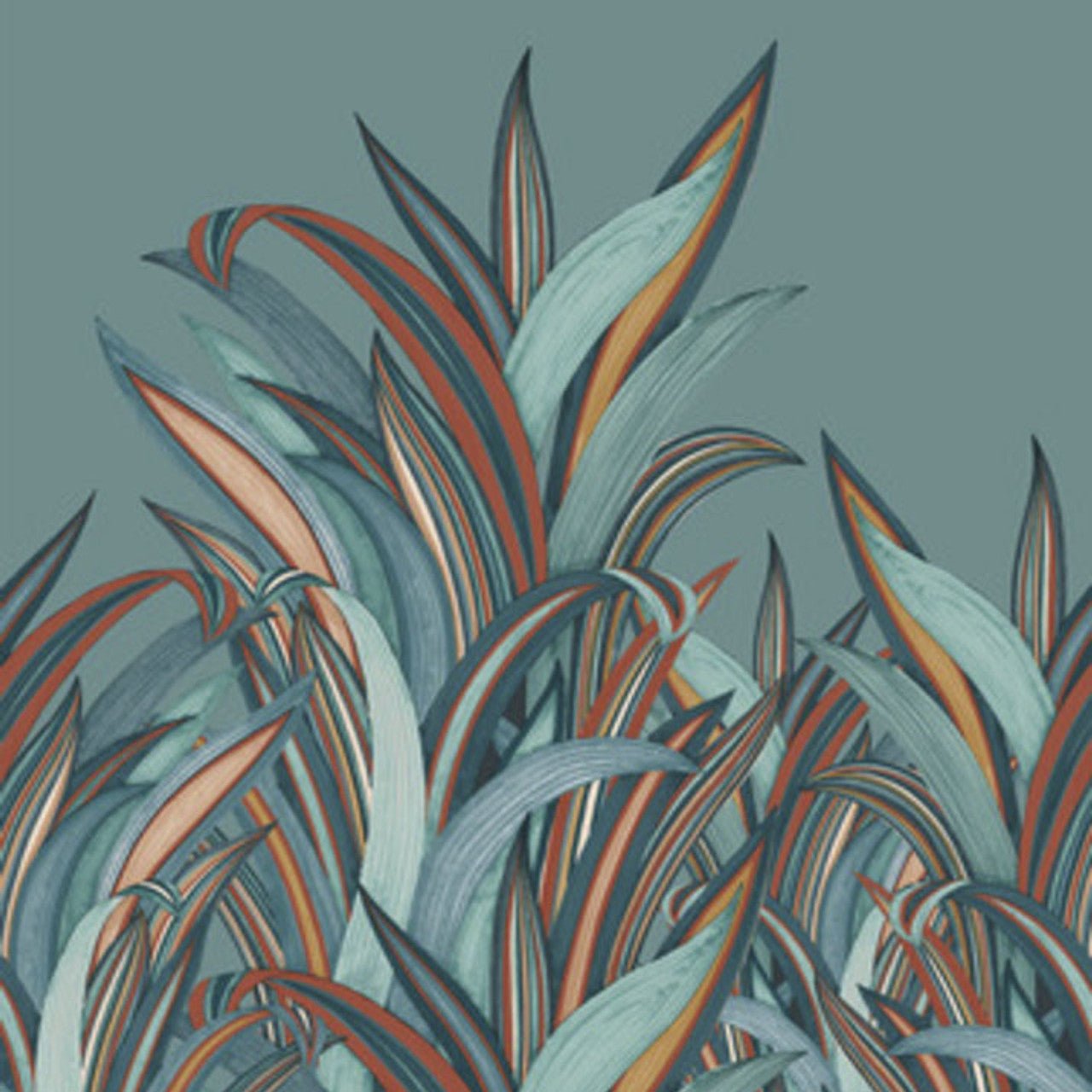Amazing Mural Wallpaper - Teal & Multi - Rasch - 542240Wallpaper199