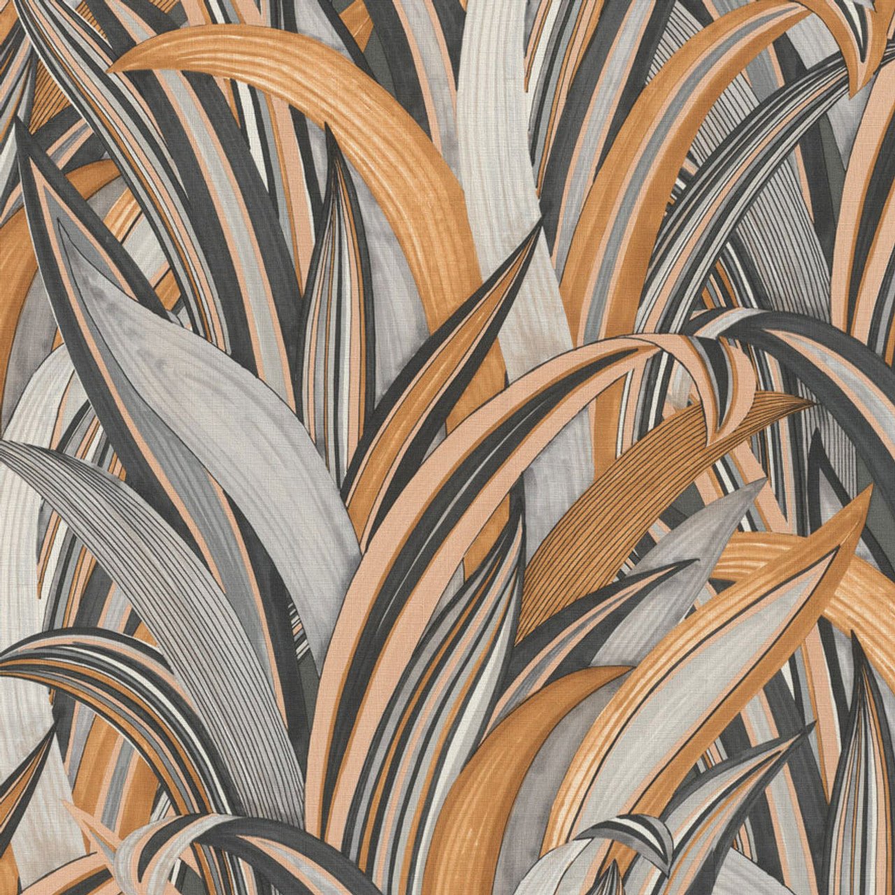 Amazing Wallpaper - Grey/Ochre - Rasch - 541274Wallpaper199