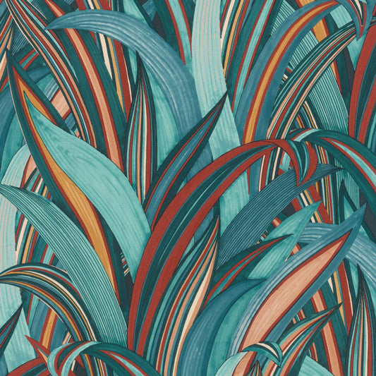 Amazing Wallpaper - Teal/Multi - Rasch - 541250Wallpaper199