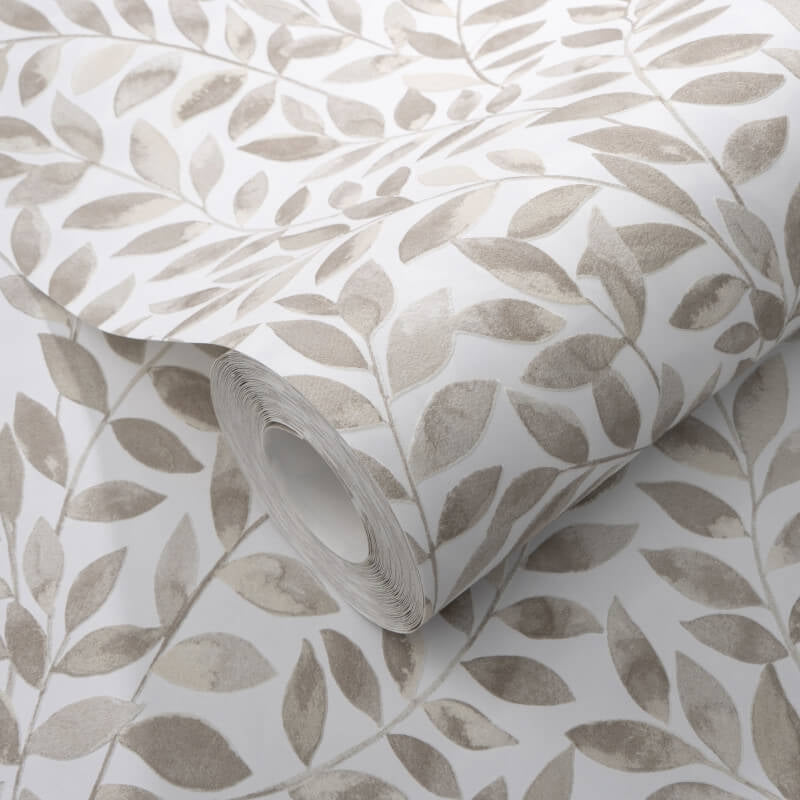 Ameroso Leaf Metallic Wallpaper - Brown - Erismann - 10462 - 11Wallpaper199