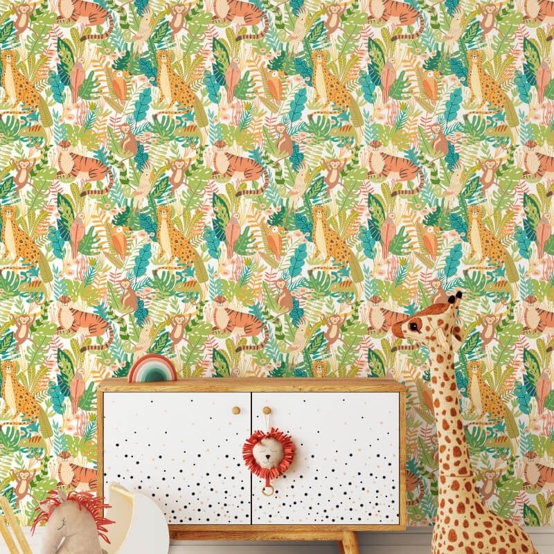 Animal Kingdom Wallpaper - Apple Riot - Hoopla Walls - HWA1274WWallpaper199