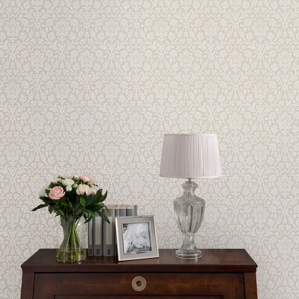 Annecy Wallpaper - Dove Grey - Laura Ashley - 113369Wallpaper199