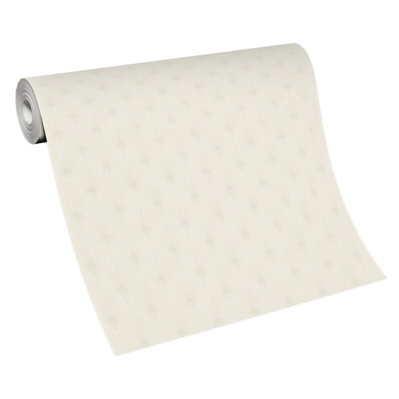 Antionette Fan Metallic Wallpaper - Cream - Erismann - 10346 - 14Wallpaper199