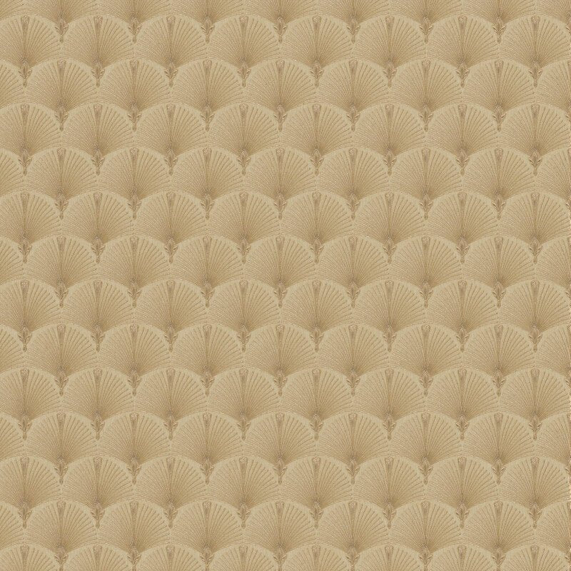 Antionette Fan Metallic Wallpaper - Gold - Erismann - 10346 - 30Wallpaper199