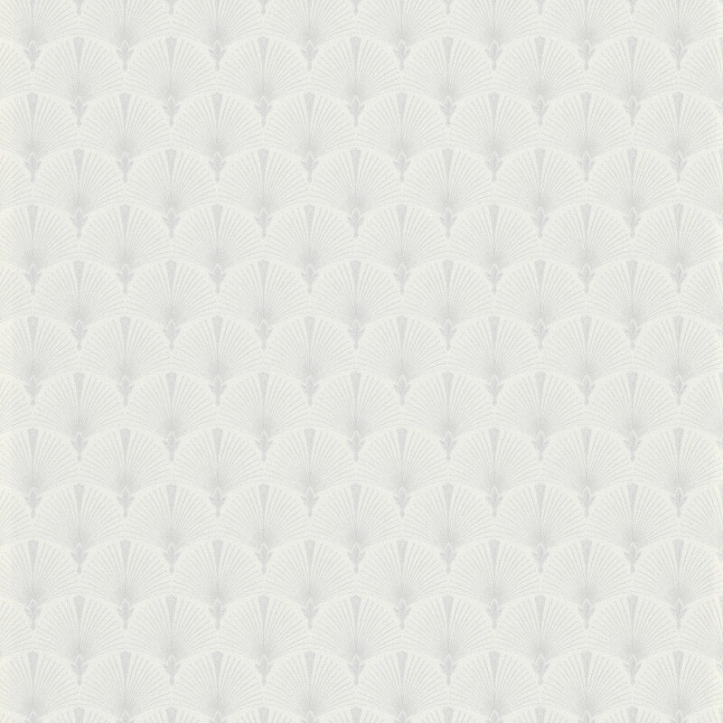 Antionette Fan Metallic Wallpaper - Silver/Grey - Erismann - 10346 - 31Wallpaper199
