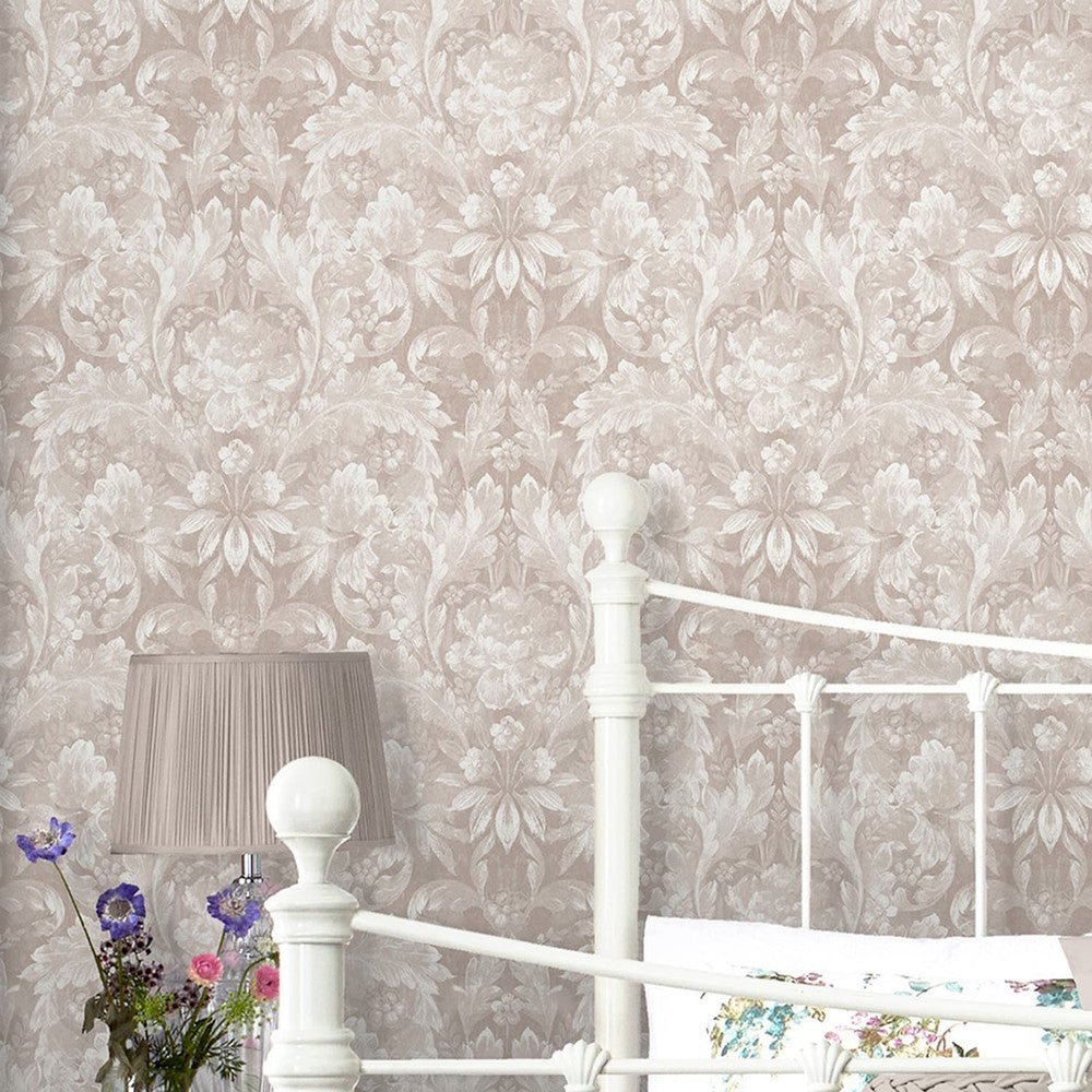 Apolline Wallpaper - Dove Grey - Laura Ashley - 119843Wallpaper199