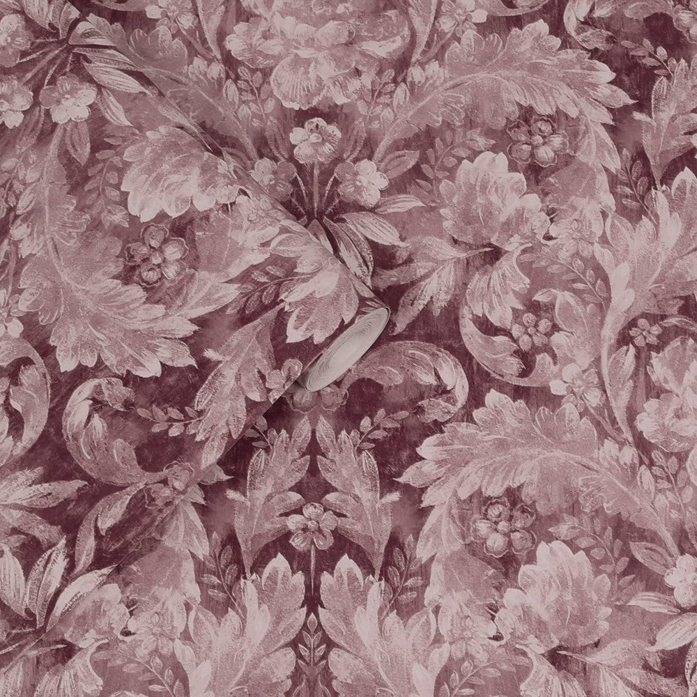 Apolline Wallpaper - Pale Blackberry - Laura Ashley - 121085Wallpaper199