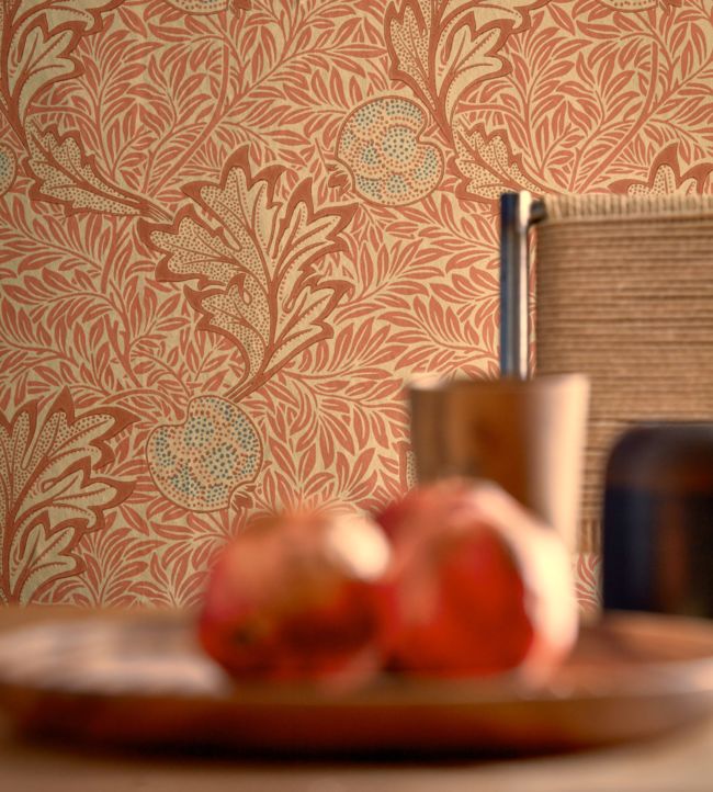 Apple Wallpaper - Rust Gold - 216688 - Morris & CoWallpaper199
