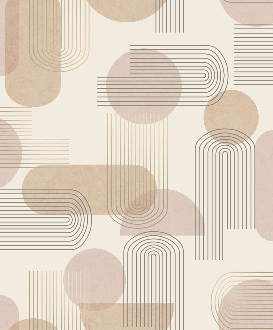 Arch Geo Wallpaper - Orange - Holden Décor - 13092Wallpaper199