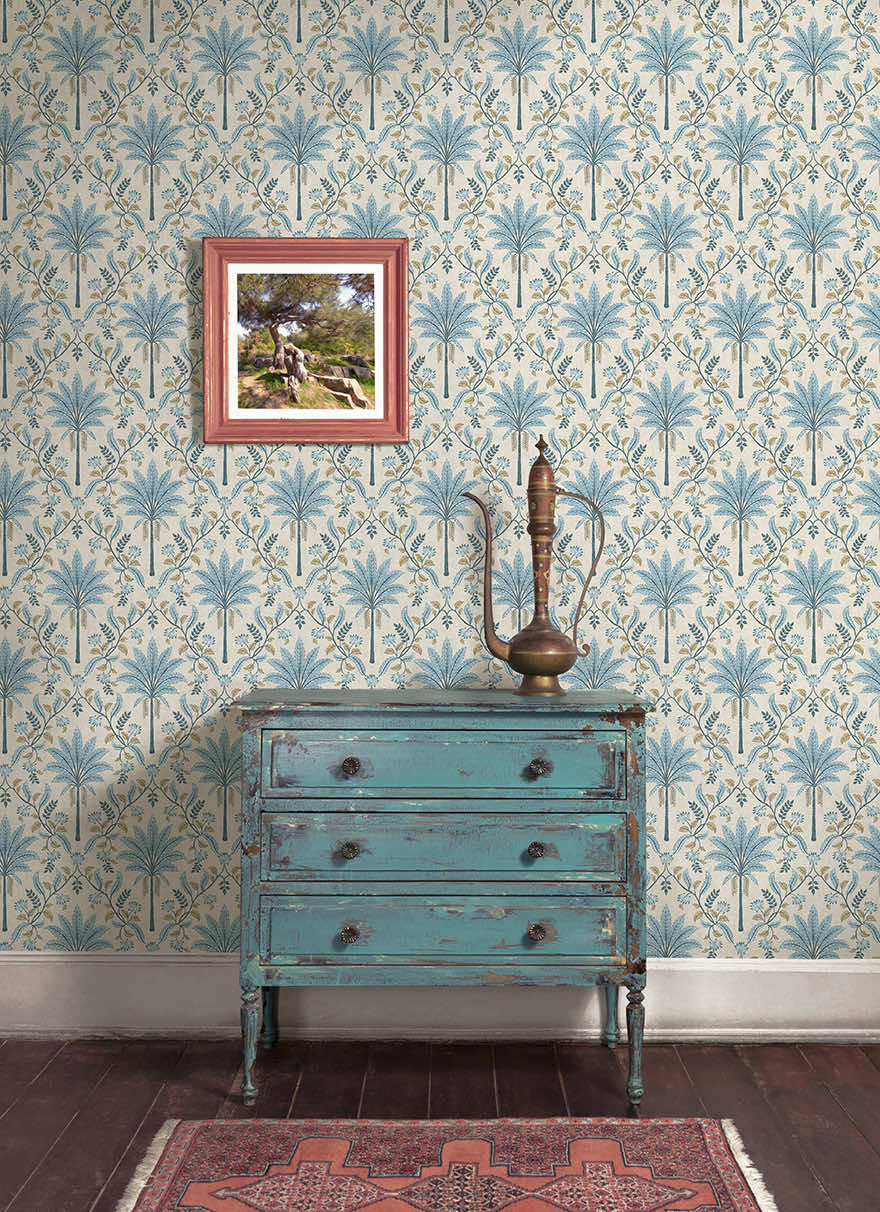 Ariara Wallpaper - Blue - Holden Décor - 91791Wallpaper199