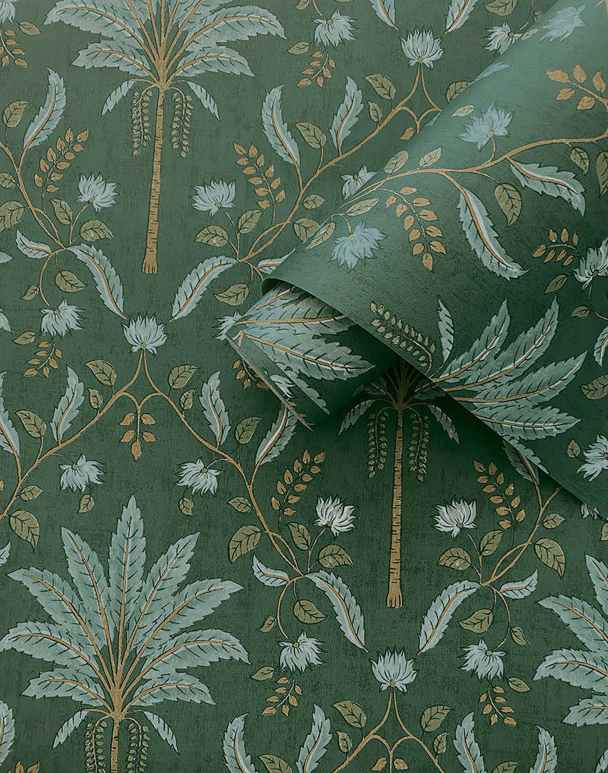 Ariara Wallpaper - Green - Holden Décor - 91790Wallpaper199