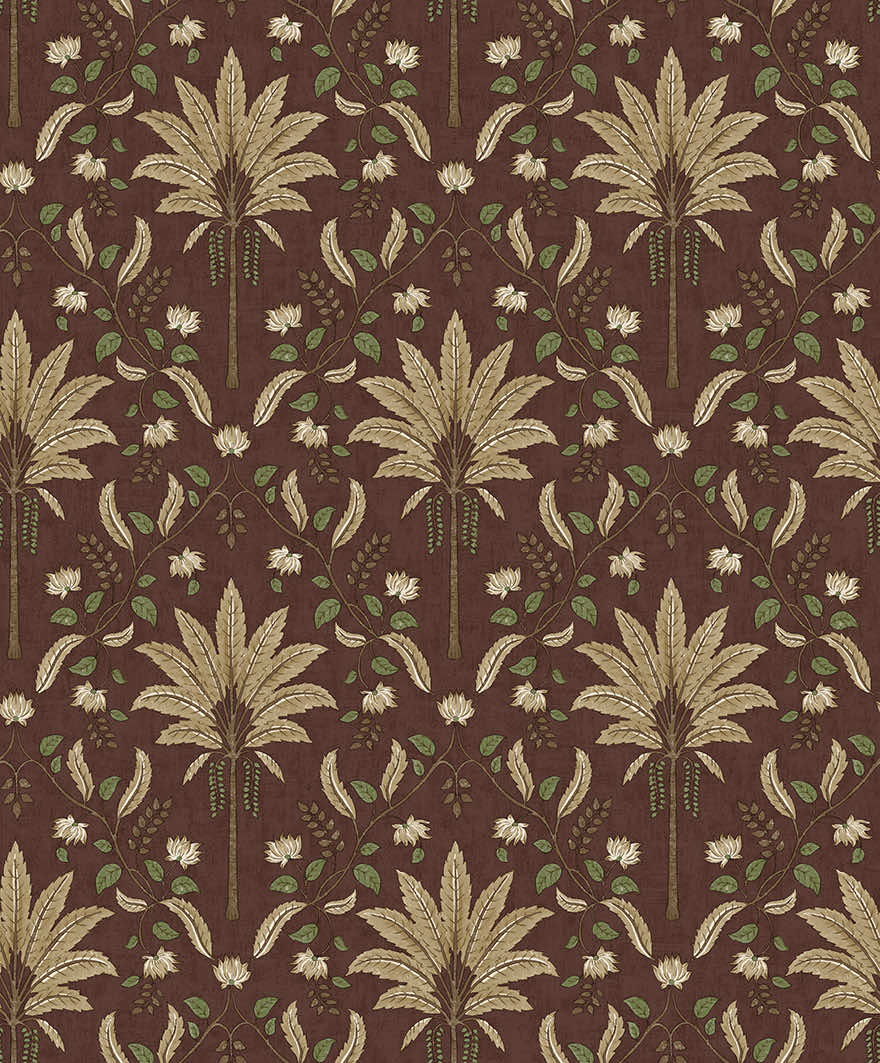 Ariara Wallpaper - Maroon - Holden Décor - 91792Wallpaper199
