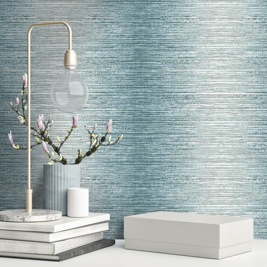 Arlo Wallpaper - Teal - Holden Décor - 65443Wallpaper199