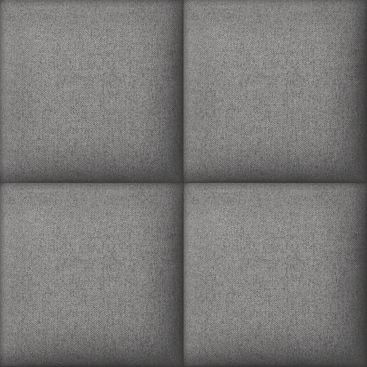 Asperia Hektor Fabric Block Wallpaper - Grey - Grandeco - A60101Wallpaper199