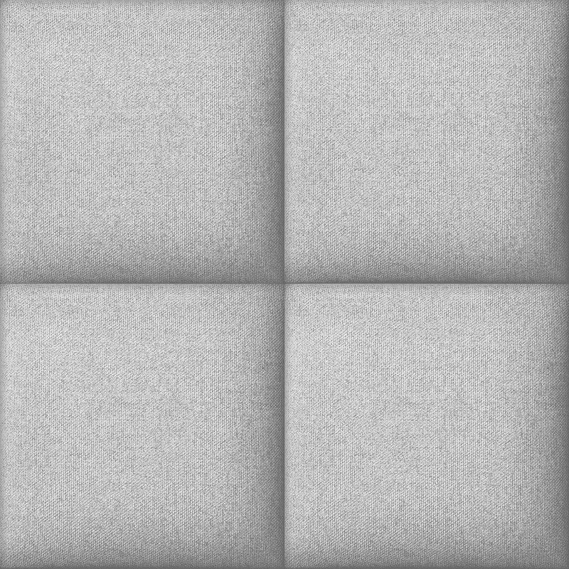 Asperia Hektor Fabric Block Wallpaper - Light Grey - Grandeco - A60103Wallpaper199