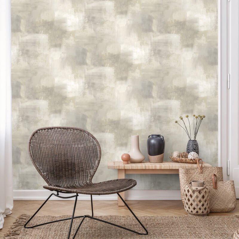 Asperia Metro Concrete Effect Wallpaper - Natural/Cream - Grandeco - A60002Wallpaper199