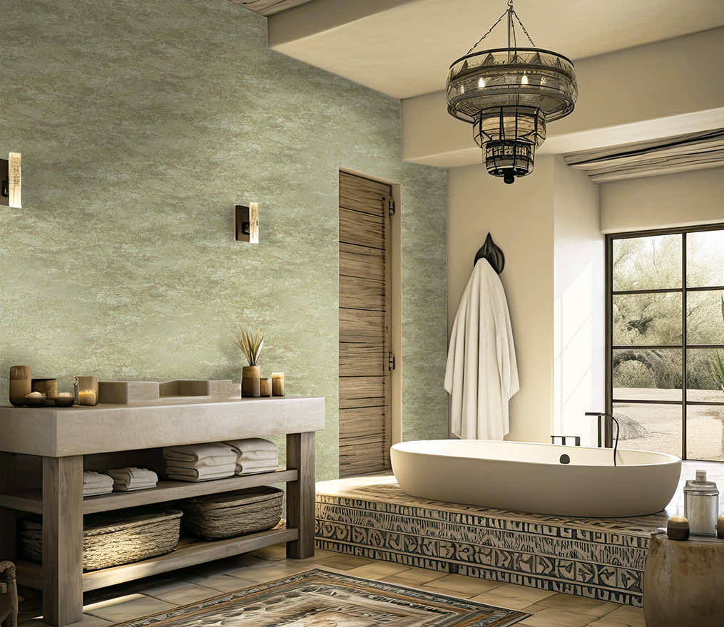 Atlas Wallpaper - Sage - Holden Décor - 66071Wallpaper199
