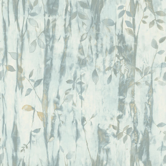 Atmosphere Batik Leaves Wallpaper - Aqua - Galerie - G78230Wallpaper199