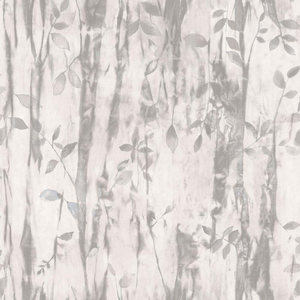 Atmosphere Batik Leaves Wallpaper - Grey - Galerie - G78233Wallpaper199