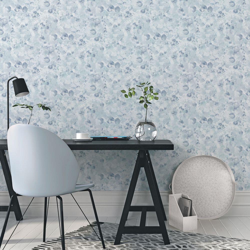 Atmosphere Bubble Up Wallpaper - Blue - Galerie - G78236Wallpaper199