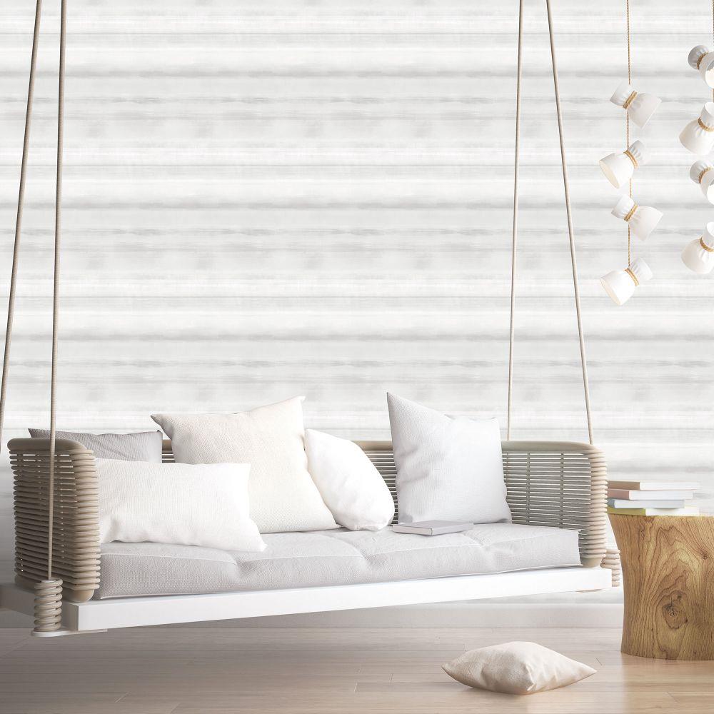 Atmosphere Skye Stripe Wallpaper - Off White - Galerie - G78265Wallpaper199