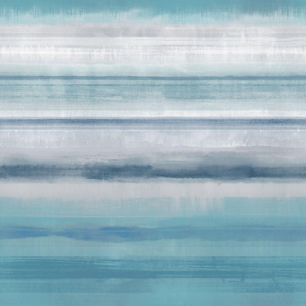 Atmosphere Skye Stripe Wallpaper - Turquoise - Galerie - G78267Wallpaper199