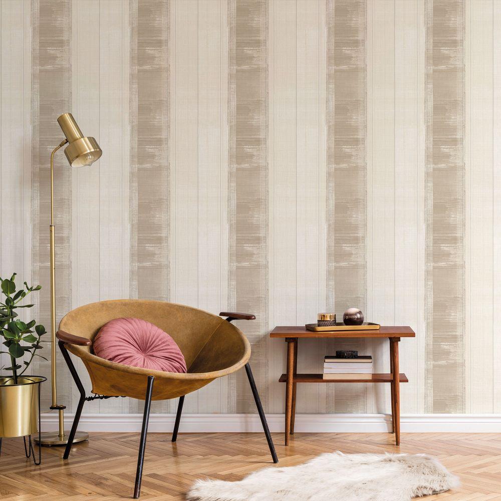Atmosphere Sublime Stripe Wallpaper - Taupe - Galerie - G78275Wallpaper199