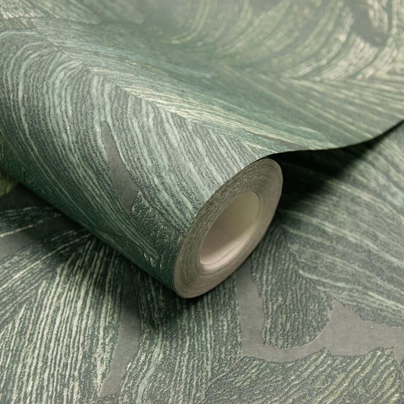 Attitude Organic Leaves Wallpaper - Green - Grandeco - A66502Wallpaper199