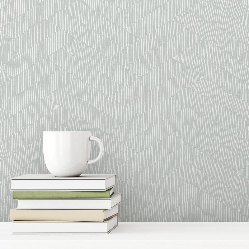 Attitude Ruby Geometric Wallpaper - Duck Egg - Grandeco - A65504Wallpaper199