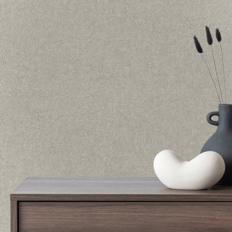 Attitude Santiago Plain Texture Wallpaper - Charcoal - Grandeco - A67003Wallpaper199