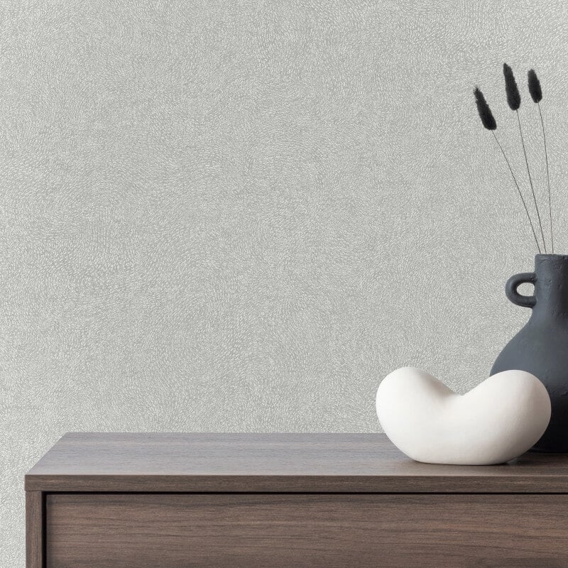 Attitude Santiago Plain Texture Wallpaper - Grey - Grandeco - A67001Wallpaper199