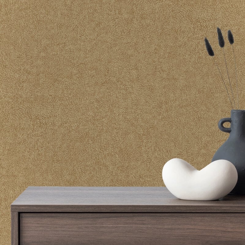 Attitude Santiago Plain Texture Wallpaper - Sand - Grandeco - A67004Wallpaper199