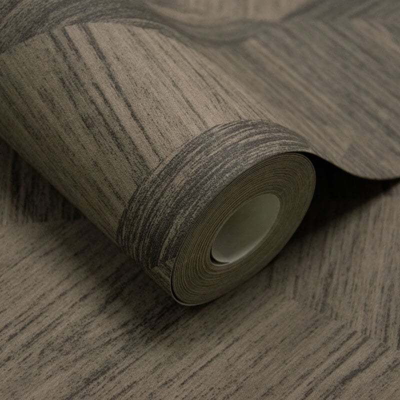 Attitude Talenso Geometric Wallpaper - Charcoal - Grandeco - A66603Wallpaper199