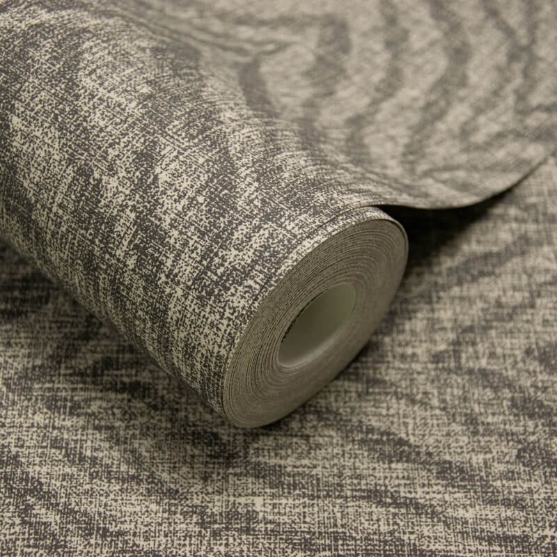 Attitude Zebra Animal Print Wallpaper - Charcoal - Grandeco - A66703Wallpaper199