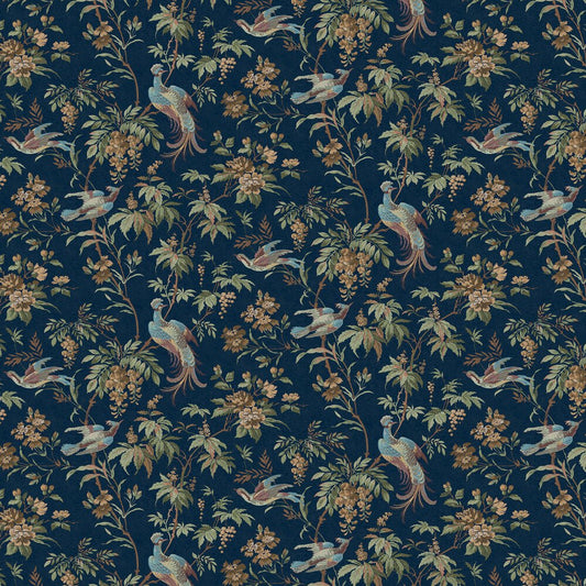 Attleton Wallpaper - Midnight - Laura Ashley - 140316Wallpaper199