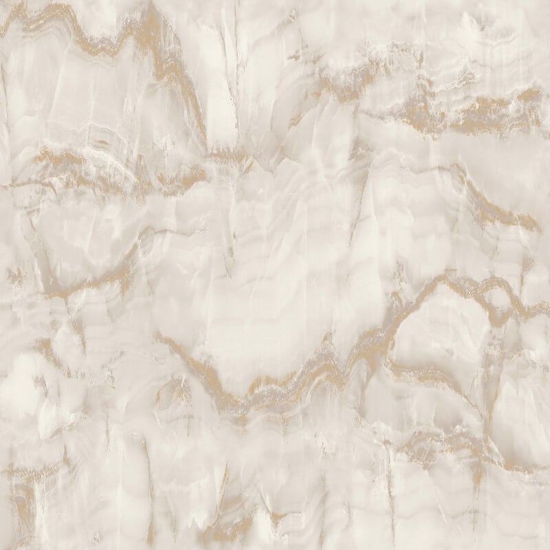Aura Marble Design Metallic Wallpaper - Latte/Gold - Crown - M1585Wallpaper199