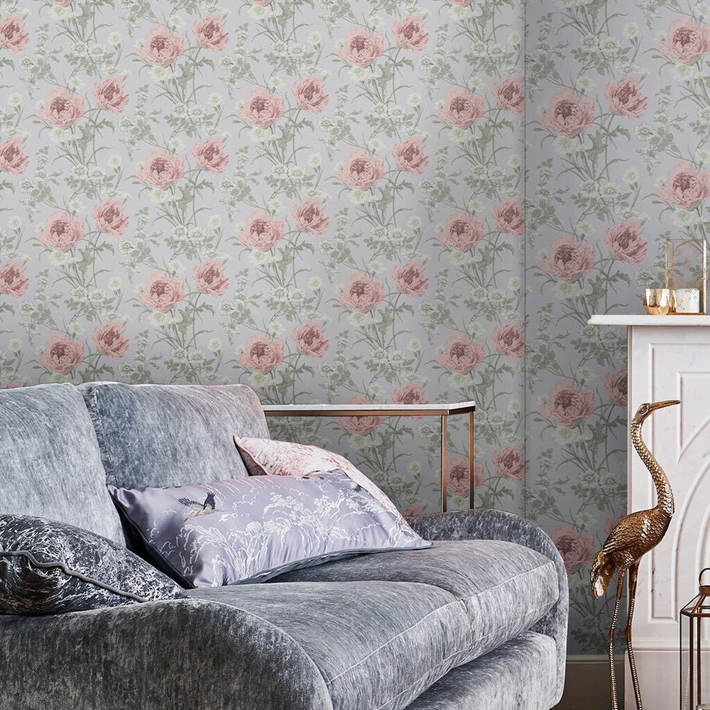Aurelie Wallpaper - Natural - Laura Ashley - 113395Wallpaper199