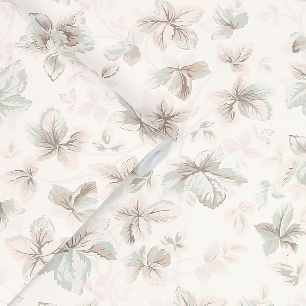 Autumn Leaves Wallpaper - Natural - Laura Ashley - 118481Wallpaper199