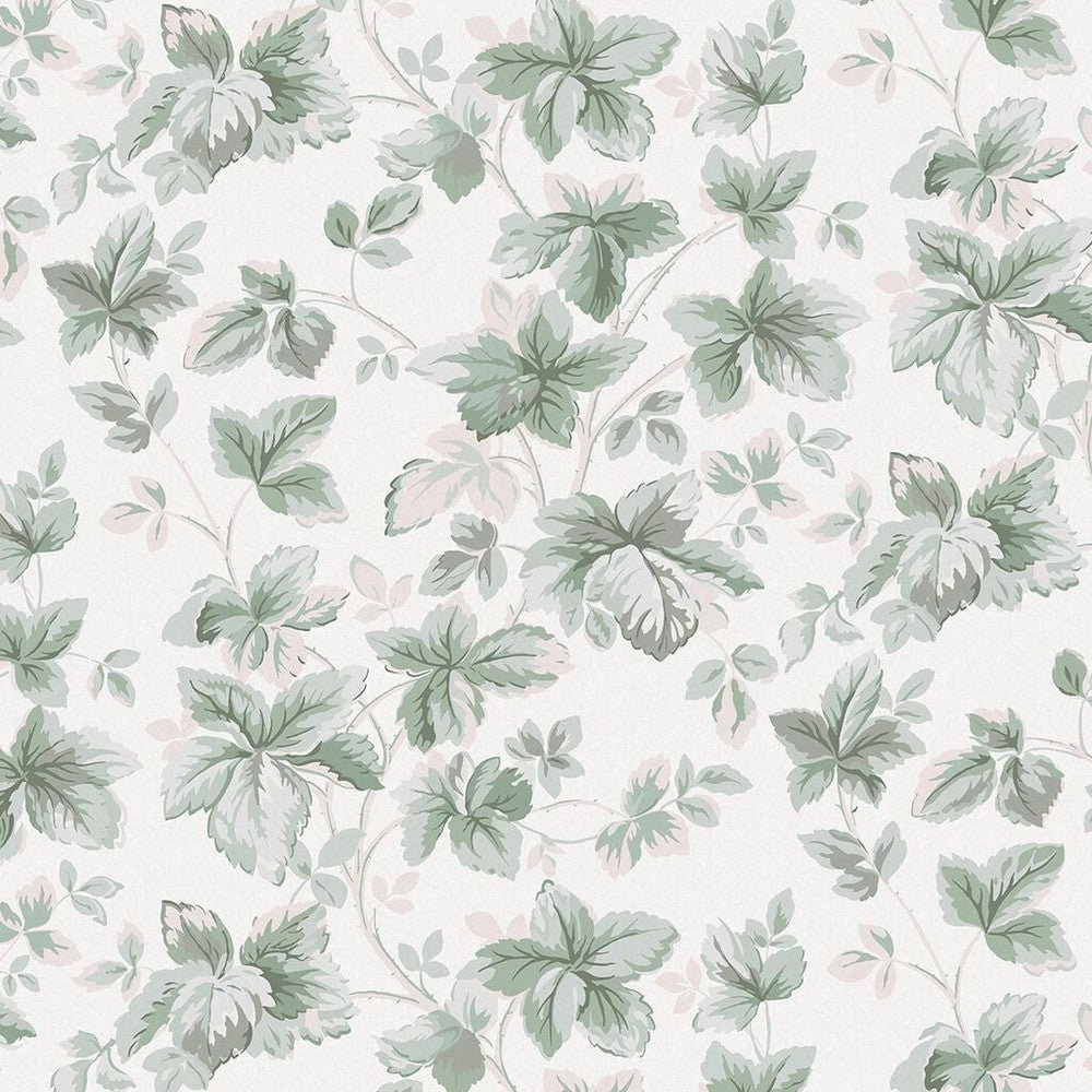 Autumn Leaves Wallpaper - Sage Green - Laura Ashley - 118482Wallpaper199