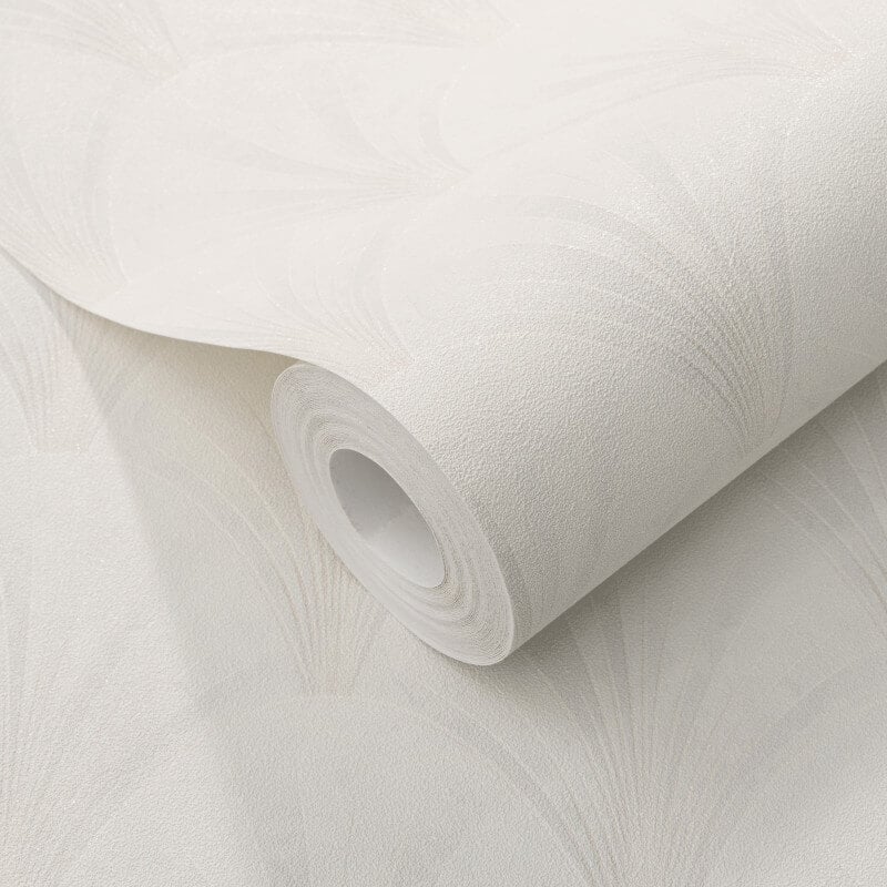 Avantgarde Fan Metallic Wallpaper - Grey - Elle Decoration - 10451 - 31Wallpaper199
