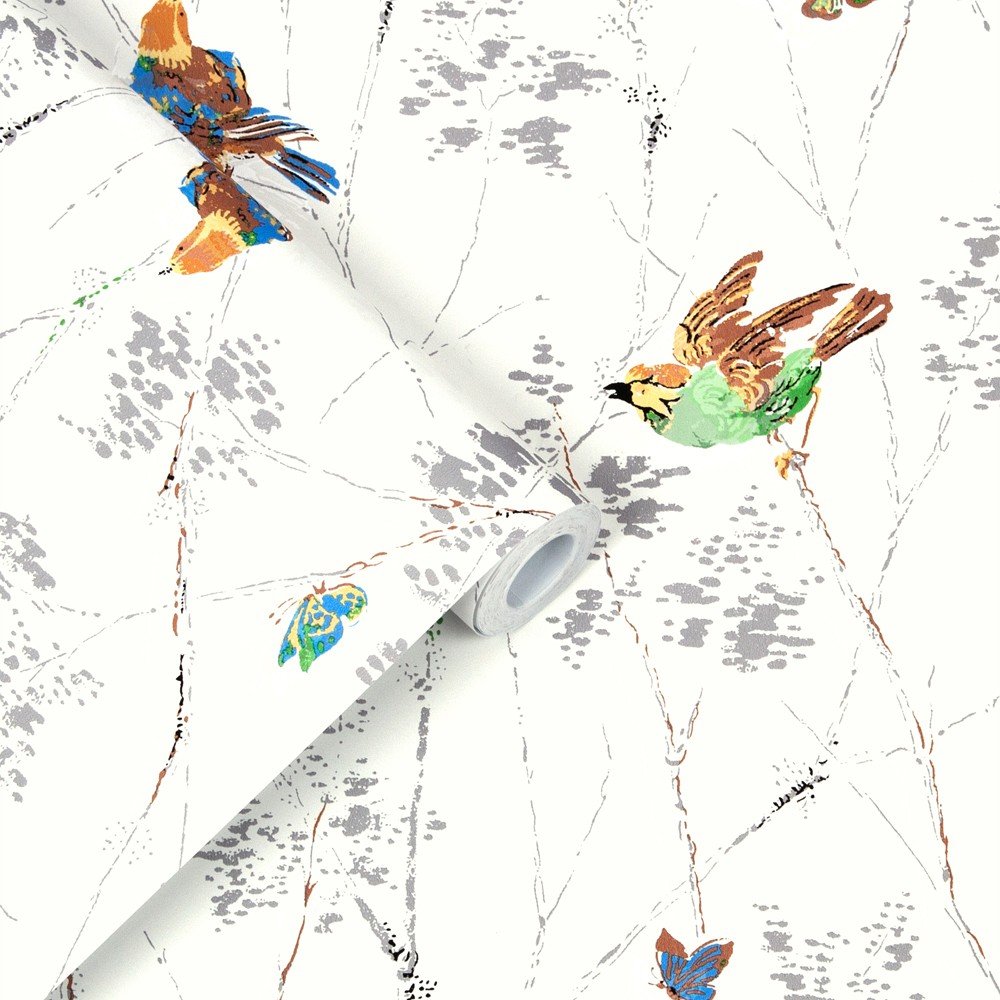 Aviary Wallpaper - Natural - Laura Ashley - 115260Wallpaper199