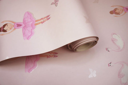 Ballerina Wallpaper - Pink - Holden Décor - 12460Wallpaper199