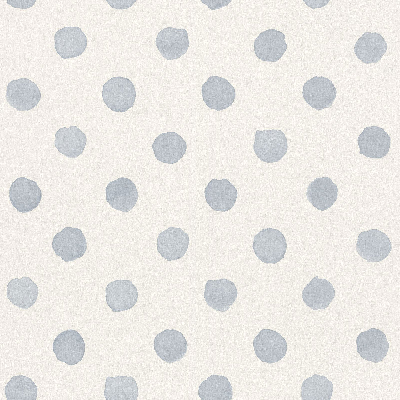 Bambino Polka Dot Painted Spot Wallpaper - Light Blue - Rasch - 252033Wallpaper199